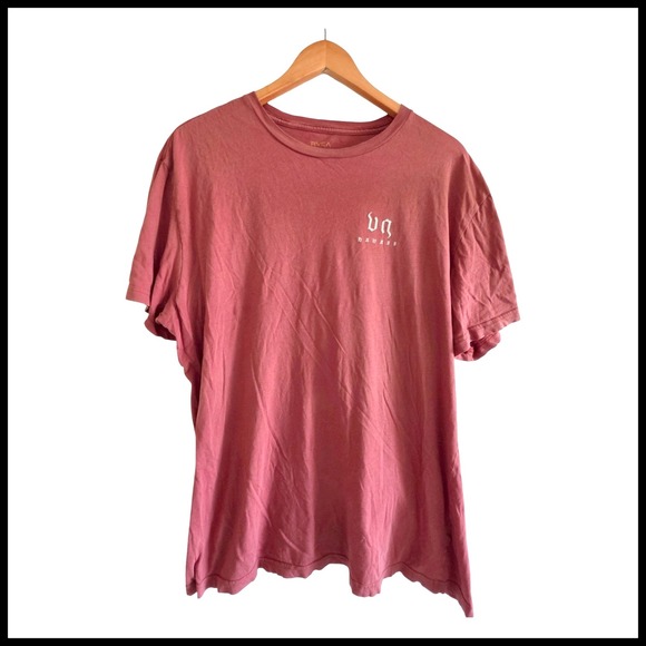 RVCA Other - RVCA Mens Vintage Wash VA Hawaii State of Aloha Graphic T-Shirt Burgundy XXL